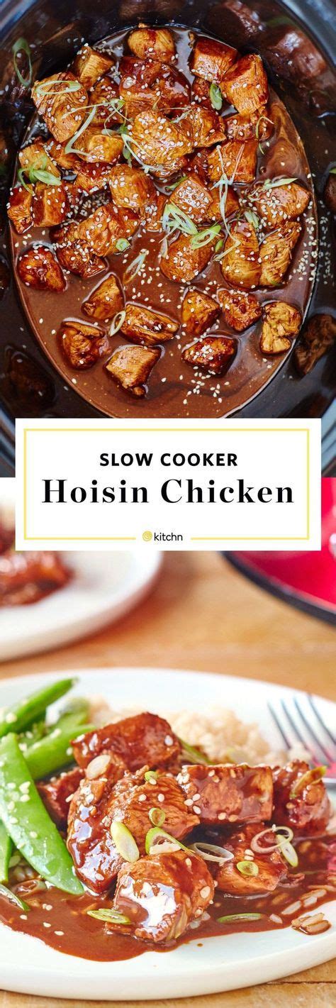 A slow cooker chicken recipe is an easy way to get dinner on the table and you can't beat the fantastic hoisin sauce that flavors this crockpot recipe. Slow-Cooker Hoisin Chicken | Recipe | Hoisin chicken, Food recipes, Easy meals