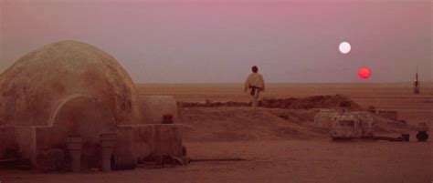 Sunset on tatooine, made with blender. Luke and the Tatooine sunset. (2005 & 1977) | Star wars soundtrack, Star wars wallpaper, Star ...