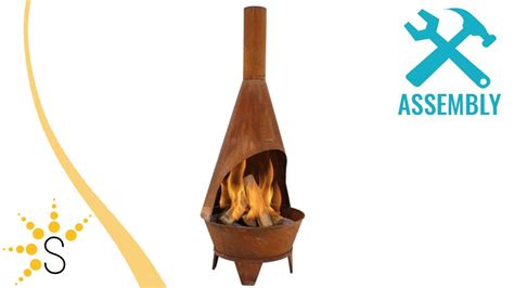 That can be indoors, in front of the fireplace. Sunnydaze Decor 6 ft. Rustic Chiminea Wood-Burning Fire ...