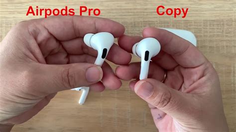 Once paired, an iphone actually recognized one of the. Fake Airpods PRO Clone VS Original Airpods PRO FULL REVIEW ...