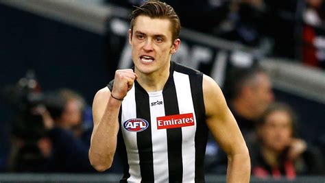 He also plays in defense position. Darcy Moore Collingwood young gun claims Round 19 Rising ...