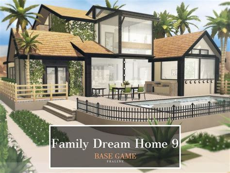 Dream house design sim craft. Pralinesims' Family Dream Home 9 | Sims 4 houses, Sims 4 ...