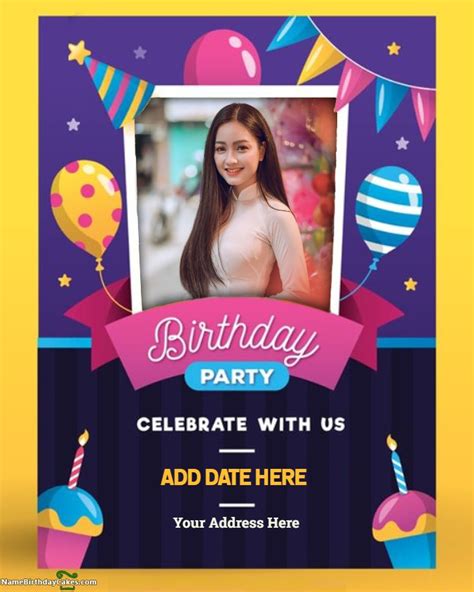 You'll find an overflowing gallery of options in assorted styles and designs, and our templates will guide you through the simple creating process in minutes. Edit Custom Birthday Invitation Card