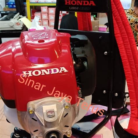 Apakah di pasaran sudah tersedia mesin potong rumput honda 4 tak ? Jual Mesin Potong Rumput Gendong Honda UMR 435T - Jakarta ...