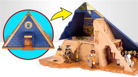 Die pyramide ist ein geometrischer körper, der aus einem vieleck als grundfläche, mindestens 3 gleichschenkligen dreiecken als mantelfläche und einer spitze besteht. Baue eine Pyramide und decke mit PLAYMOBIL Pharaoh's ...