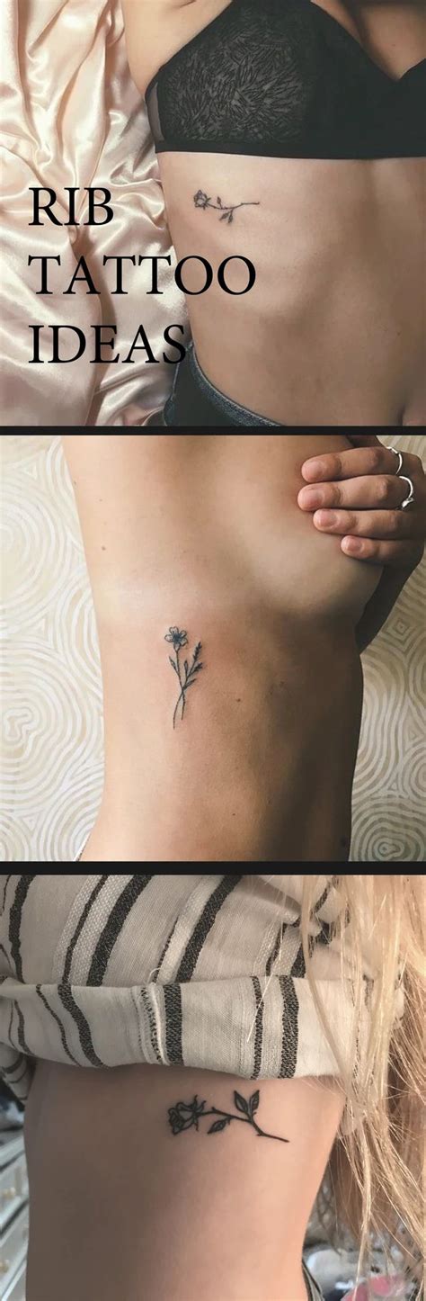 Those cute small tattoo designs for women can be hidden easily too. 30+ Feminine Rib Tattoo Ideas for Women that are VERY ...