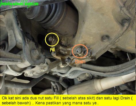 | percubaan minyak 2t colour hitam untuk kawasaki rr. Fire Starting Automobil: DIY Tukar Manual Transmision Oil