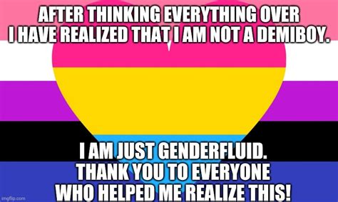 Although they don't mean the exact same thing, some people relate to both terms and use them. Image tagged in genderfluid pansexual flag,genderfluid ...