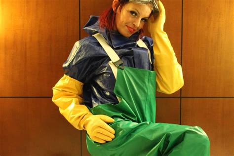 Seeking more png image rubber duck png,rubber stamp png? Bella Ink. I like this look on a woman: shiny PVC coverall ...