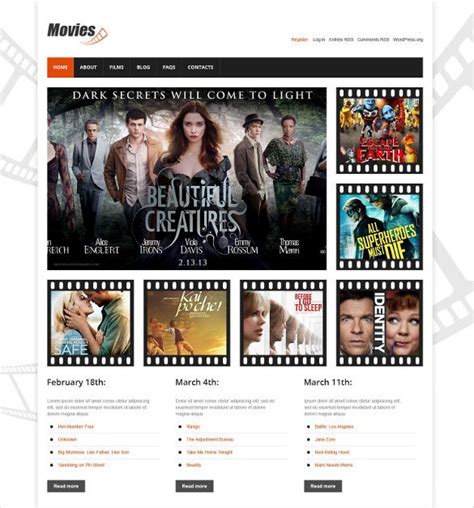 19+ Cinema WordPress Themes & Templates | Free & Premium Templates