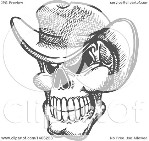 A cartoon cactus wearing a cowboy hat. Clipart of a Sketched Gray Human Skull Wearing a Cowboy ...