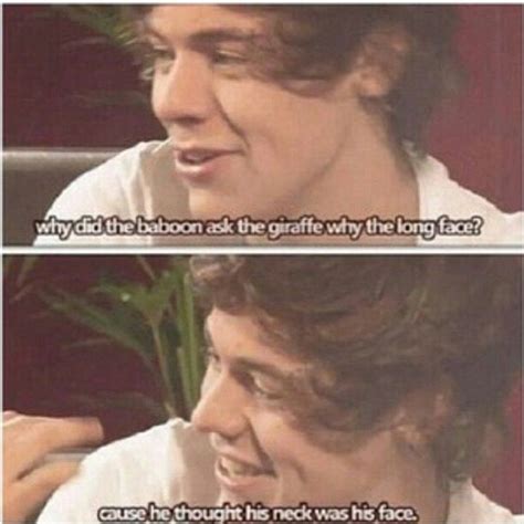 See more ideas about cheesy cheese jokes: Oh Harry, you make me laugh. (With images) | One direction ...