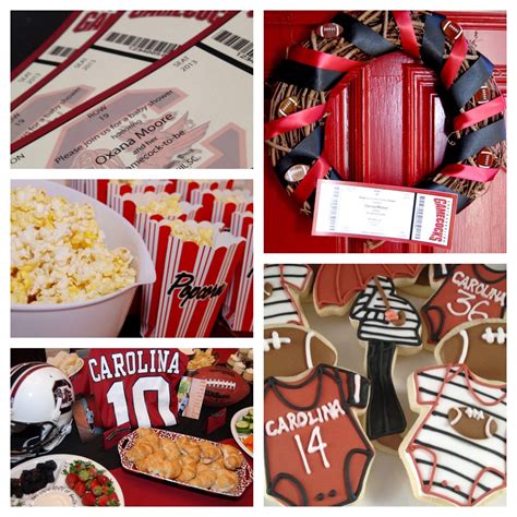 Check out our football baby shower decorations selection for the very best in unique or custom, handmade pieces from our party décor shops. A Southern Hostess: Gamecock Football themed Baby Shower