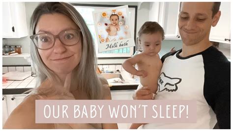 He has done since he was about 10 months, when he first realised he could stand in the bath. VLOG: OUR BABY WON'T SLEEP | milk bath photos + trying to ...