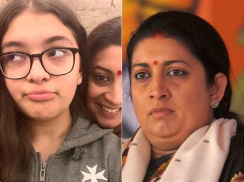 Smriti irani started her career as a model and participated in miss india contest in 1998. Smriti Irani's Daughter Zoish Gets Bullied For Her Looks ...