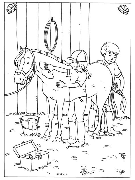 2400 x 3200 png 75kb. Pin van Carla Hoeksema op paarden feestje - Kleurplaten ...