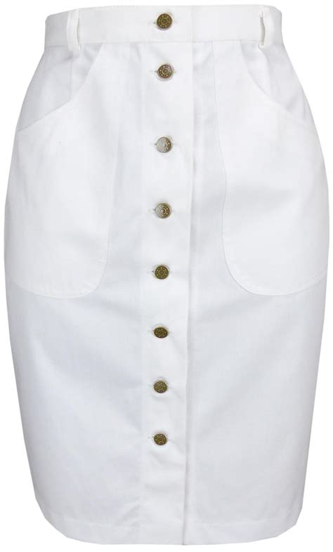 Check spelling or type a new query. Jupe Jean Mi-Longue Droite Blanche - Marion - Fabrication ...