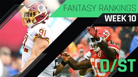 That's the case in real football, and it also can be the case in fantasy football if you carefully select your d/st unit during your fantasy draft. Week 10 Fantasy Rankings: Defense | Sporting News Canada