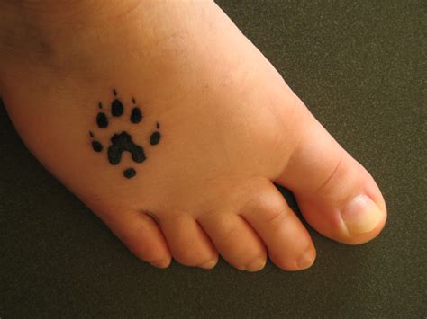 Péče o tlapky vašeho psa za skvělé ceny! Tetování kočicí tlapky | Fotogalerie motivy tetování