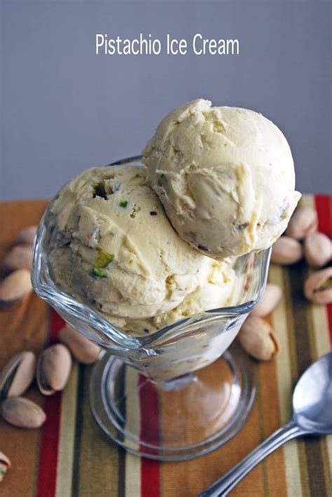 All orders received after noon on wednesday will ship on the following monday. Pistachio Ice Cream - The Live-In Kitchen