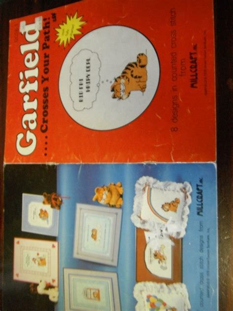 All of the items sold by yarn tree are available wholesale to. Vintage Counted Cross Stitch Patterns Garfield by ...