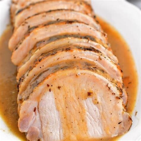 I used a small loin roast, 1 1/2 lbs mix the herbs and spices and rub on the top. Roasting Pork In A Bed Of Kitchen Foil / How To Make Juicy Tender And Delicious Baked Pork Chops ...