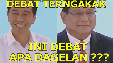 Selama debat berlangsung, ada 25 pertanyaan yang diberikan kepada joko widodo dan prabowo subianto. DEBAT 2 PART PALING LUCU | DEBAT APA NDAGEL ?? - YouTube