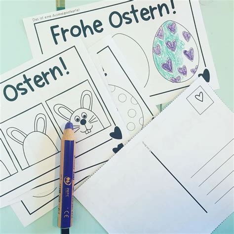 Eine katholische grundschule hat die aufnahme eines jungen abgelehnt. Ostergrüße (Postkarte zum Ausmalen) #schulschließung # ...