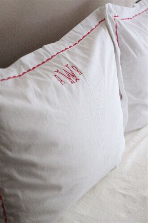 This product ships up to 2 weeks after your order is placed. Monogrammed pillow // standard sham // euro sham // king ...