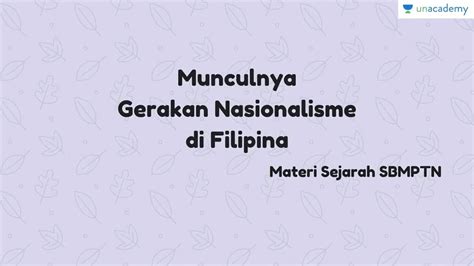 Companerismo artinya persahabatan, merupakan gerakan nasional yang pertama di filipina yang lahir pada tahun 1880, tujuannya adalah mengusahakan pendidikan yang patriotis. Munculnya Gerakan Nasionalisme di Filipina (Sejarah ...