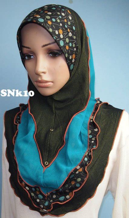 Tudung murah online promote your page too. KOLEKSI SOFEA: Tudung Denim+Chiffon Nur Kasih