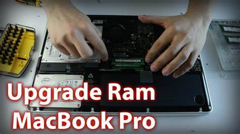 Installing RAM to Macbook Pro