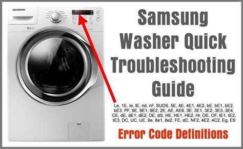 Faulty Control Board on Samsung Washer